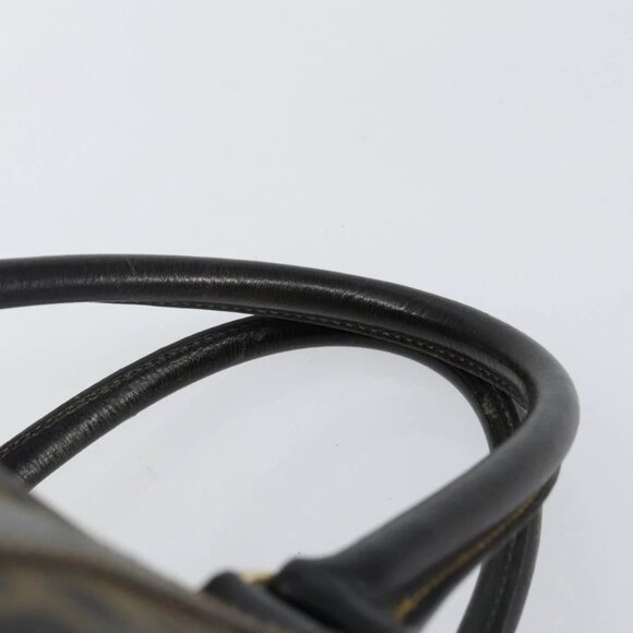 FENDI Zucca Canvas Boston Bag PVC Black Brown Auth 145332 - Picture 9 of 16